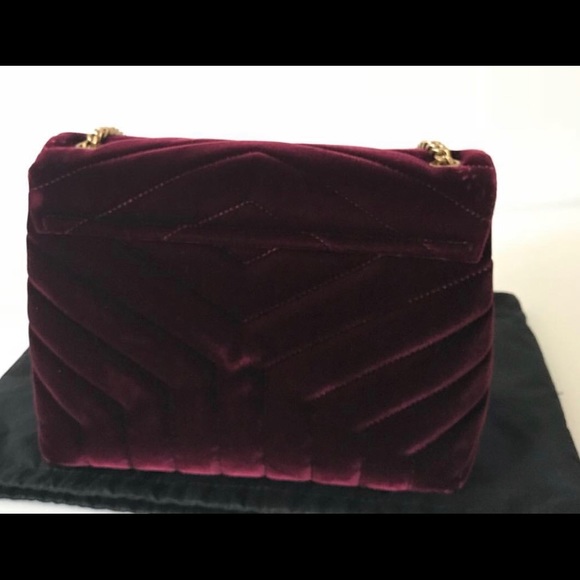 Red Velvet YSL bag. - Picture 3 of 5